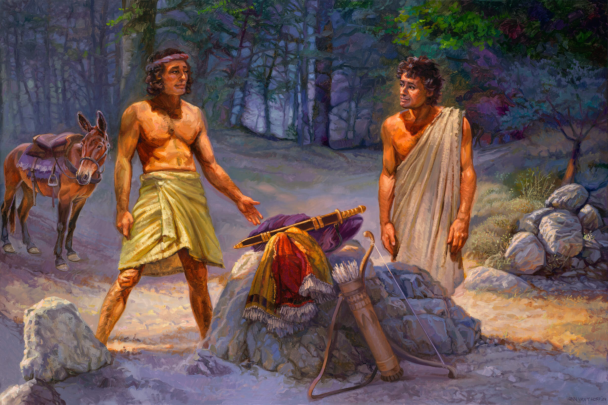 The covenant between Jonathan and David