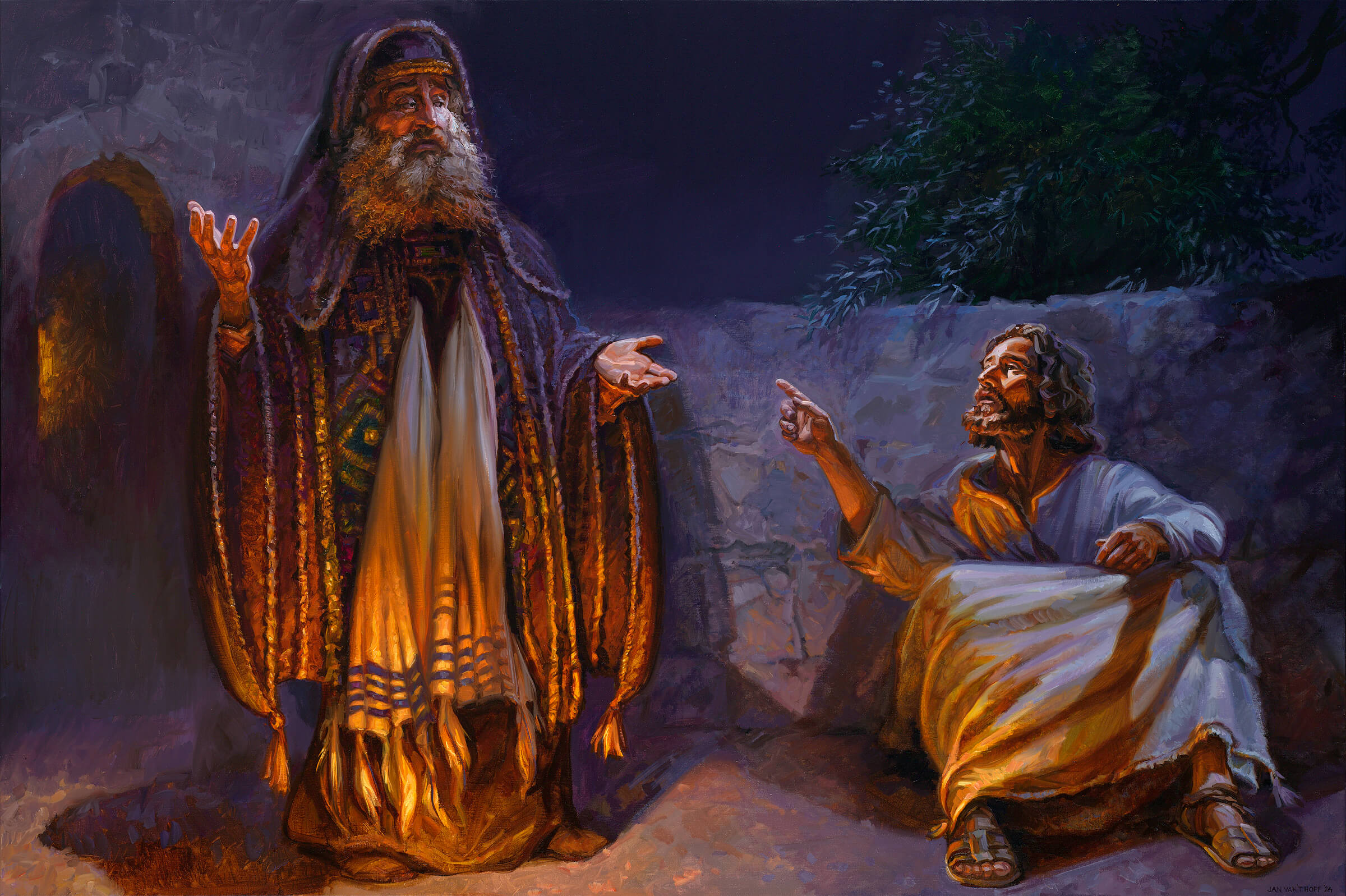 Jesus and Nicodemus